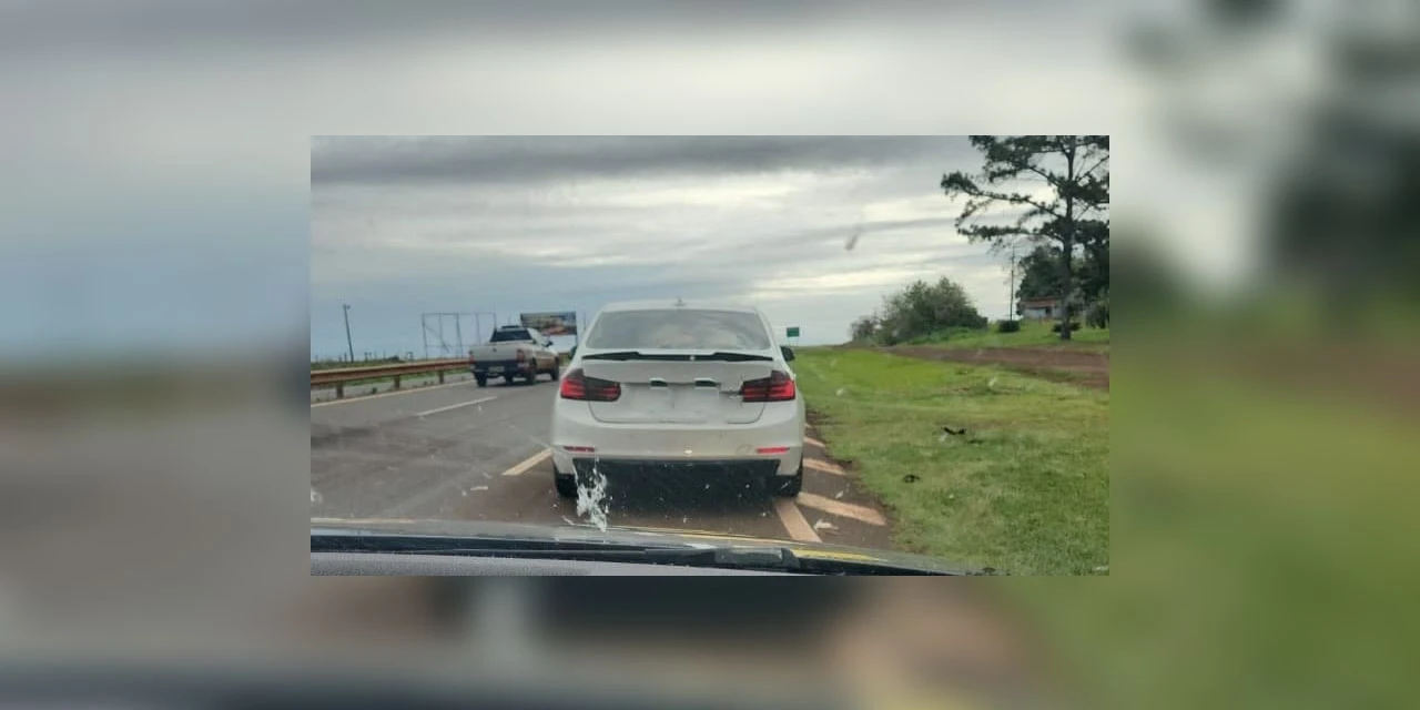 PRF apreende veículo que atropelou idosa em Guarapuava