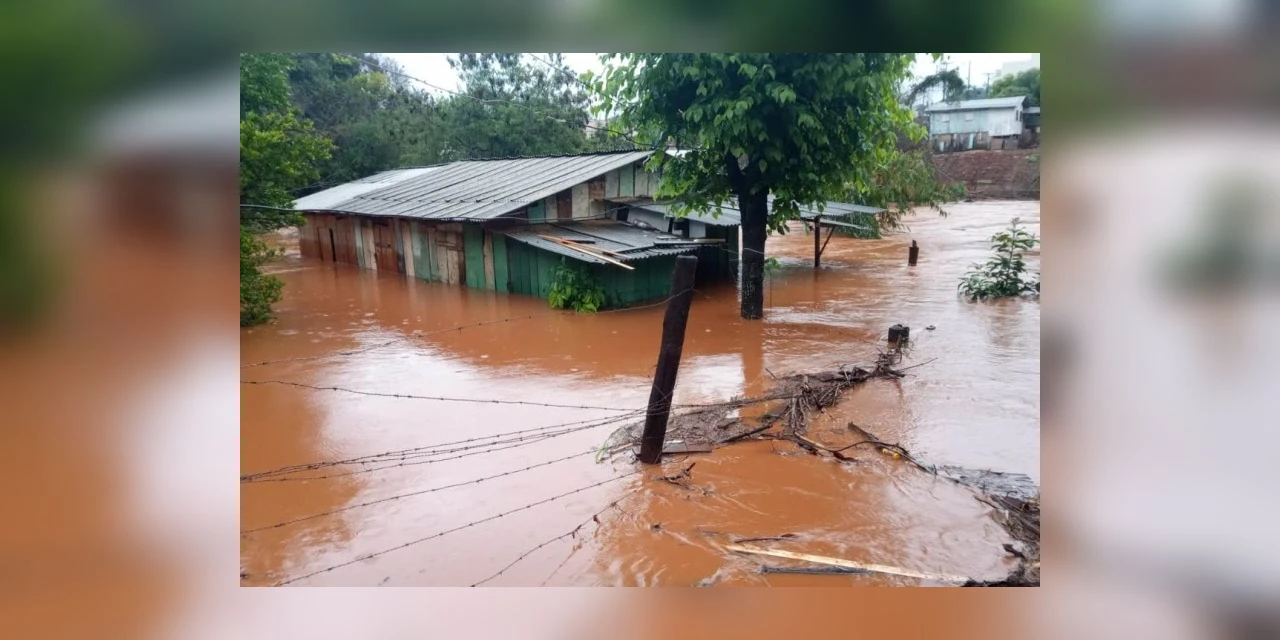 19 cidades atingidas por temporais, enxurradas e alagamentos no Paraná