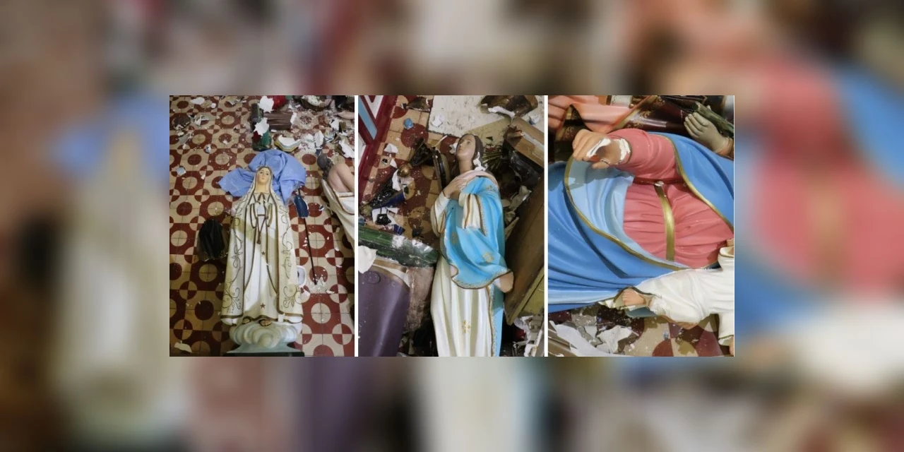 Acusado de destruir 28 imagens em igreja de São Mateus do Sul é preso pela policia