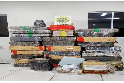 Mulher é presa com quase 500Kg de maconha em Ponta Grossa