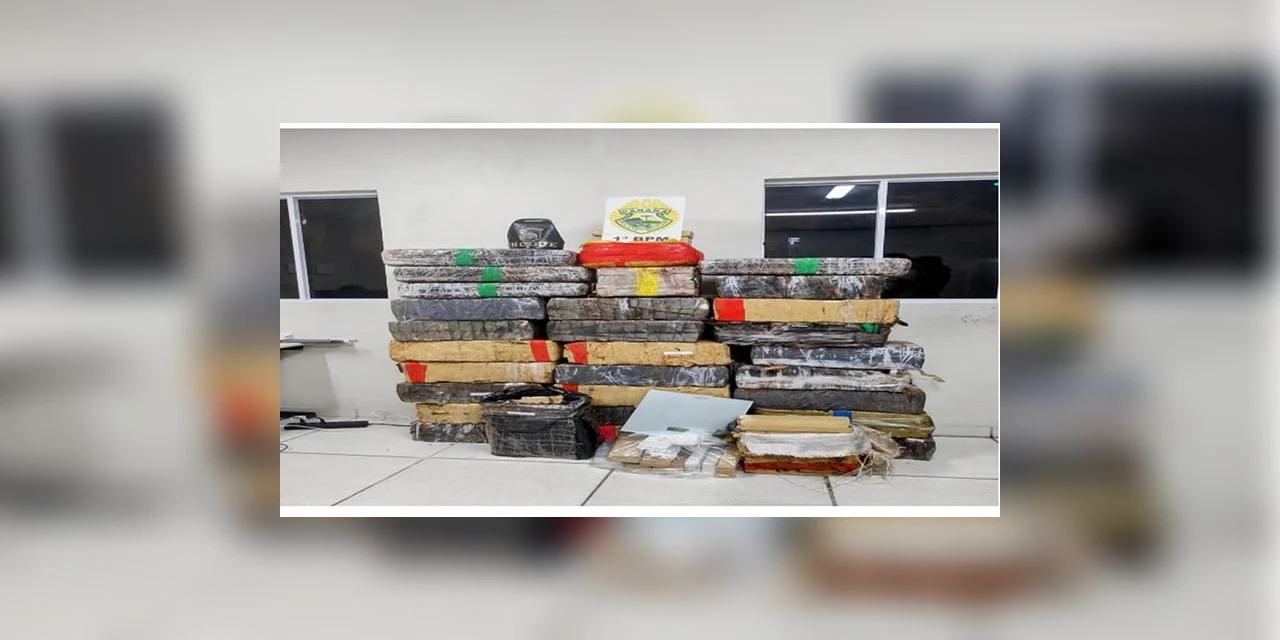 Mulher é presa com quase 500Kg de maconha em Ponta Grossa