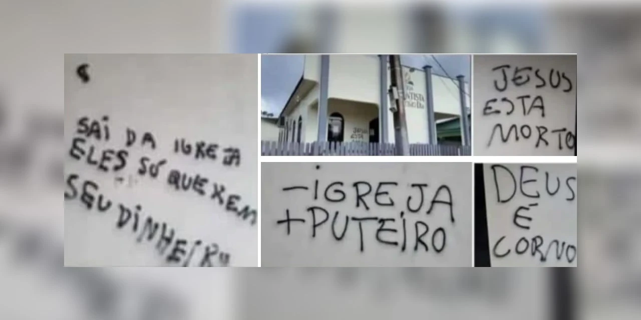 Imagens de vandalismo em igreja adventista de SC são falsas; diz pastor
