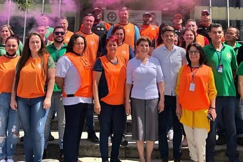 Prefeitura realiza exercício de simulação de incêndio no Paço Municipal