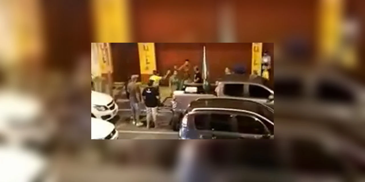VIDEO: Avenida Vicente Machado é palco de confusão e briga após resultado das eleições