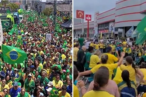 Manifestantes voltam a se reunir em diversas cidades do país