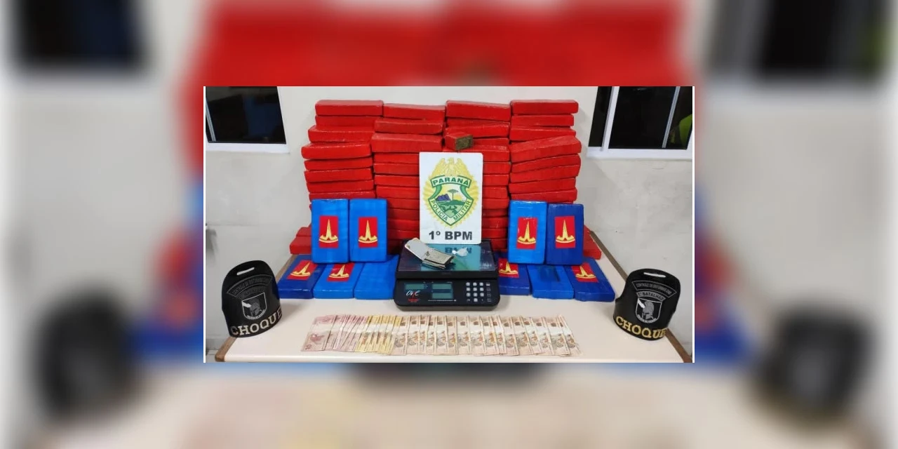 Polícia apreende grande quantidade de drogas no Contorno; três pessoas foram presas