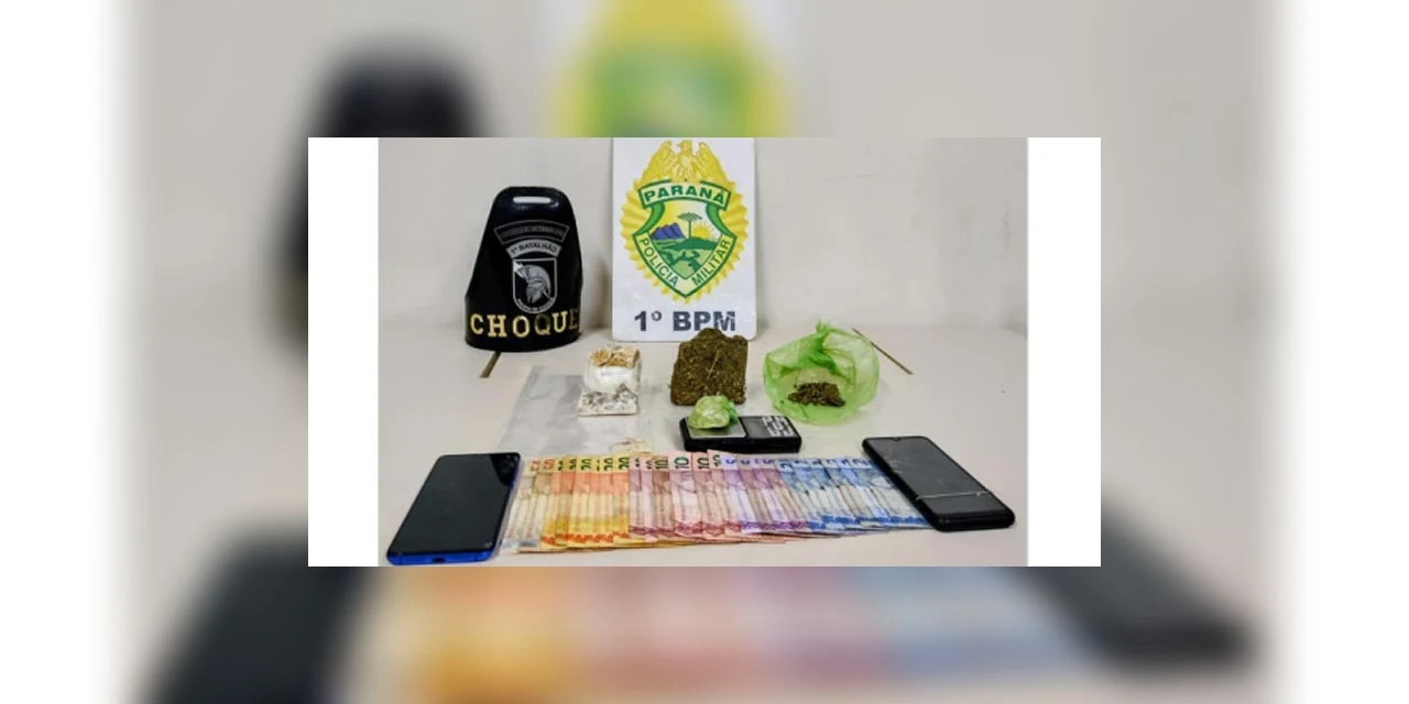 Individuo é preso suspeito de tráfico de drogas, em bairro de PG