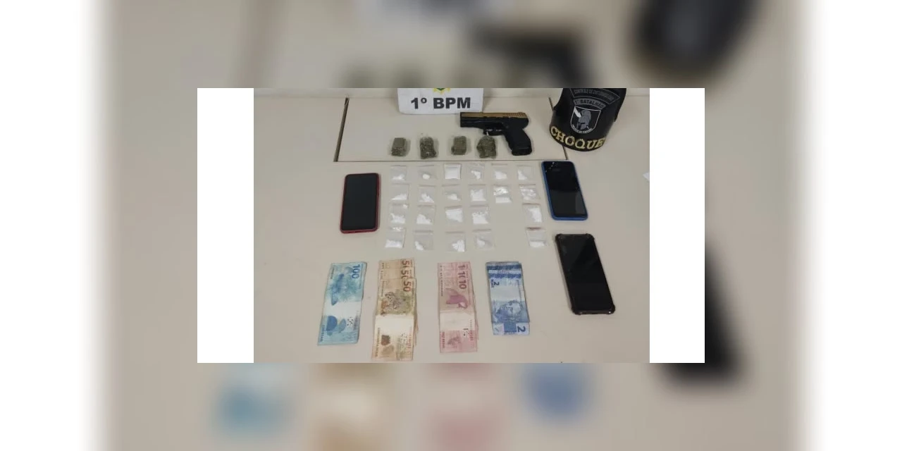 PM prende quatro pessoas suspeitas de tráfico em bairro de PG