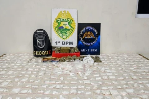 Casal é preso suspeito de tráfico de drogas em PG