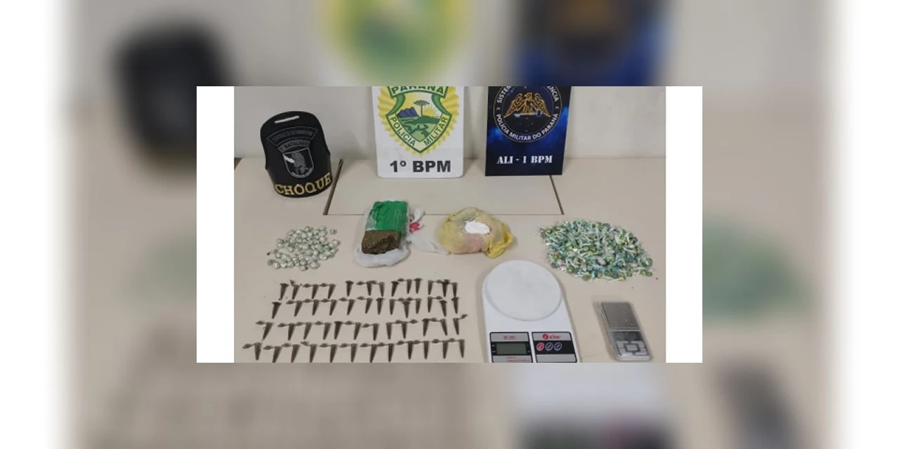 Homem suspeito de tráfico é detido com motocicleta roubada, no Contorno, em PG