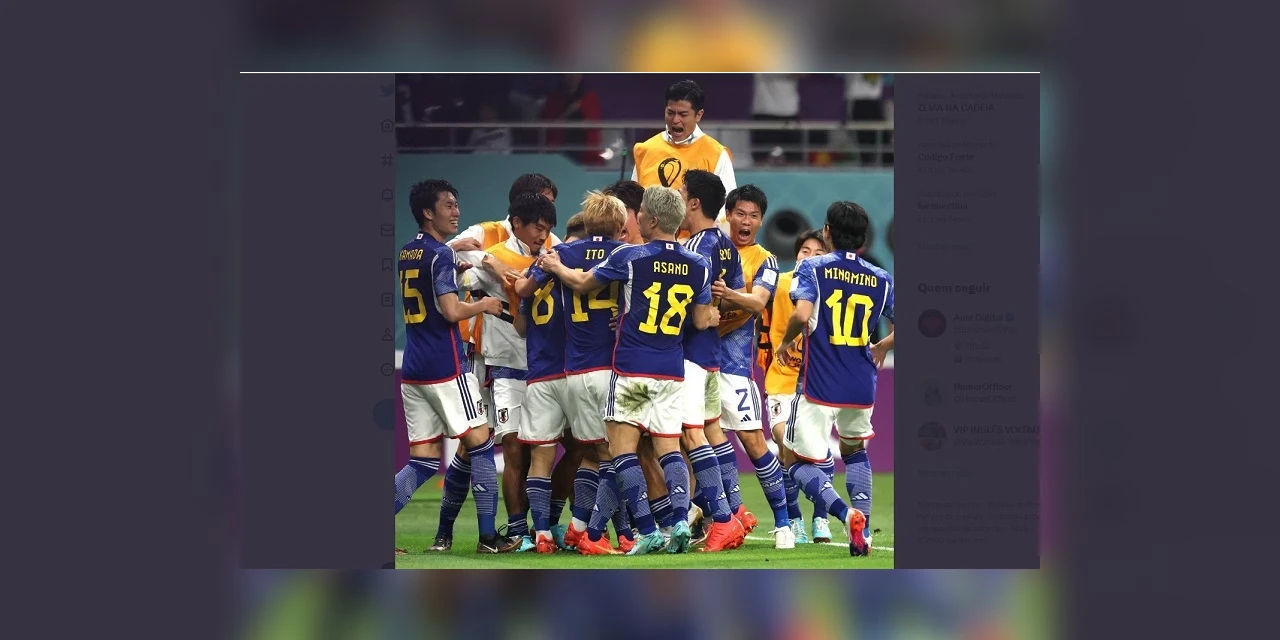 Japão faz história e vence Alemanha de virada na estreia das seleções na Copa do Catar