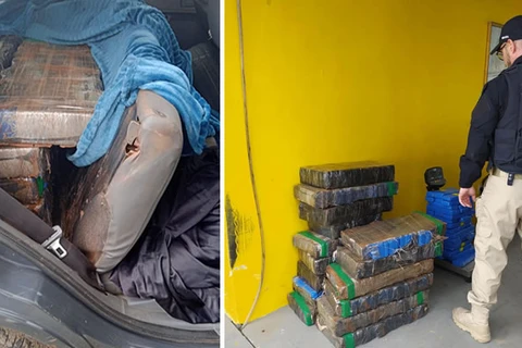 Depois de perseguição, motorista que transportava 227 kg de maconha é preso pela PRF, em Porto Amazonas