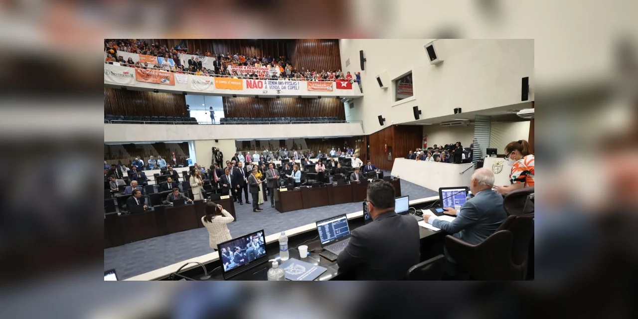 Projeto que trata da venda de ações da Copel é aprovado em 1º turno