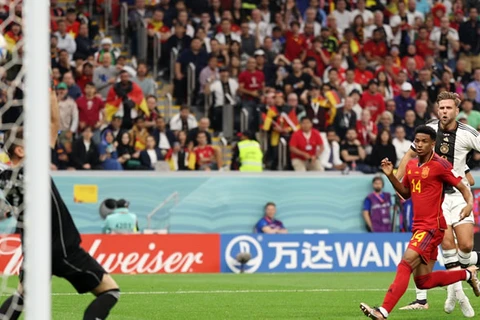 Alemanha e Espanha ficam no empate em 1 a 1 no estádio Al Bayt, no Catar