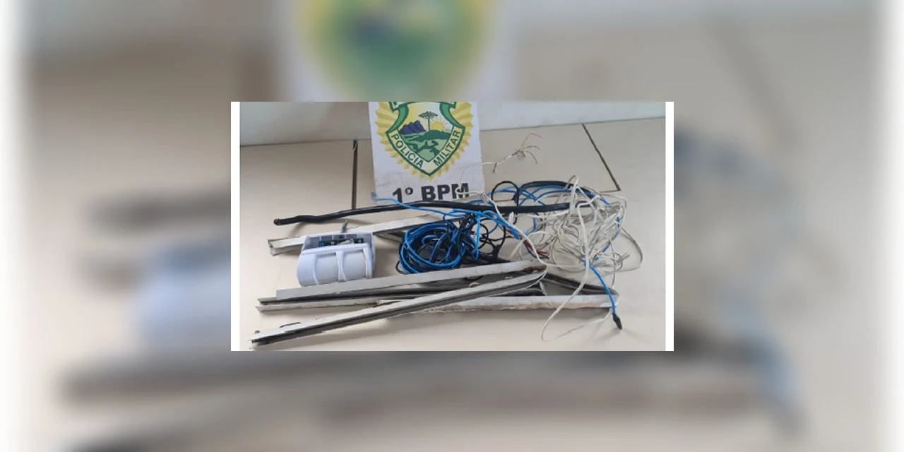 Dois homens são presos por furto de fios elétricos em PG