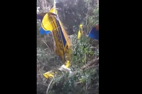 Avião cai em Ponta Grossa; piloto saiu com vida