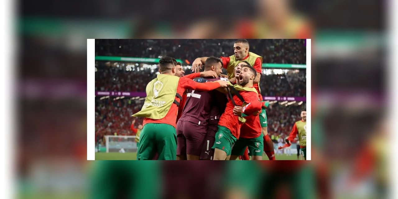 Marrocos elimina a Espanha e vai as quartas de final