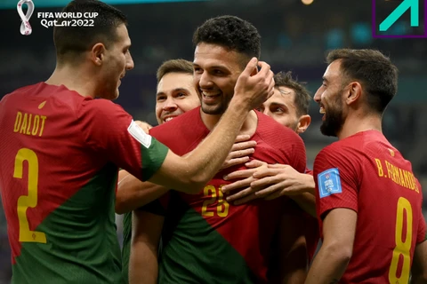 Portugal goleia Suíça por 6 a 1 e está nas quartas