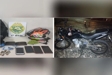 Suspeitos de roubo são presos após perseguição no centro de Ponta Grossa