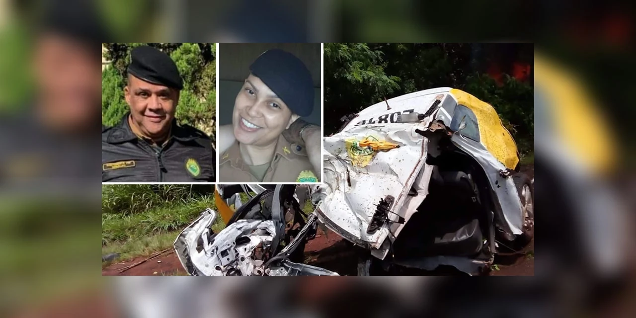 Policias militares mortos após sofrer acidente com viatura são identificados