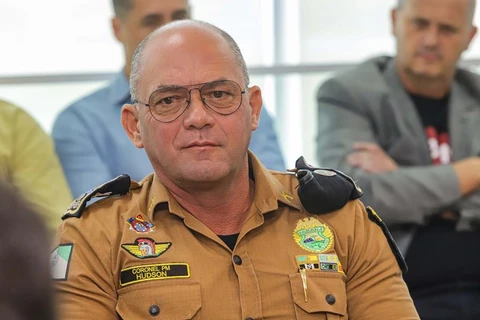 Ratinho Jr. anuncia Coronel Hudson Teixeira como novo secretário de Segurança Pública do Paraná