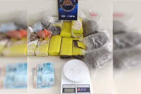 Homem suspeito de tráfico é preso com mais de 5kg de drogas em Ponta Grossa