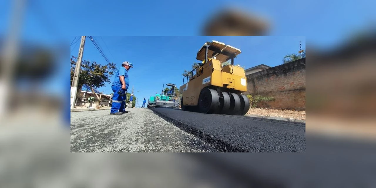 Prefeitura investe mais de R$ 138 mihões em pavimentação
