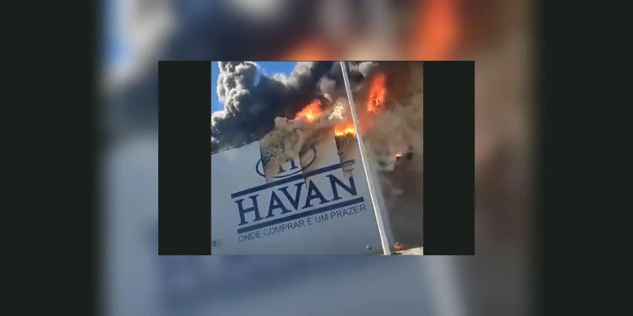 Incêndio destrói loja da Havan em Vitória da Conquista, na Bahia