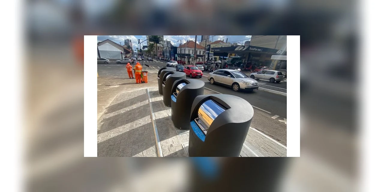Prefeitura coloca em funcionamento mais uma lixeira subterrânea no centro da cidade