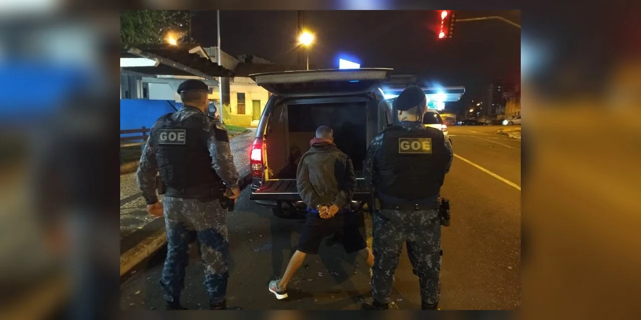 Procurado pela justiça por roubo, homicídio e tráfico de drogas é preso pela GCM no centro de PG