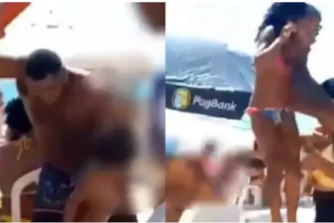 Pai que espancou crianças em praia se diz arrependido e que ama seus filhos