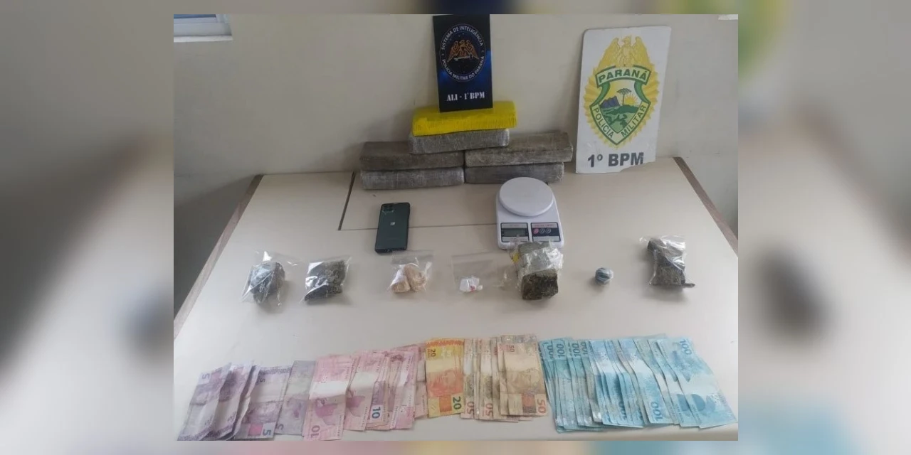 Mulher é detida por tráfico de drogas em Ponta Grossa