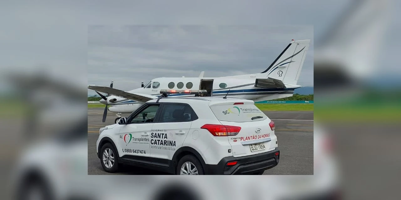 Estado transporta fígado de Santa Catarina para a RMC em apenas 30 minutos