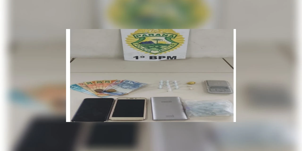 Suspeito de tráfico é preso com crack, maconha e cocaína em bairro de PG