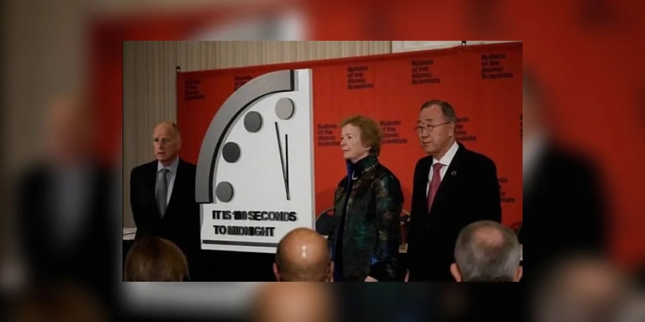 Relógio do Juízo Final se aproxima da meia-noite, a hora do fim do mundo