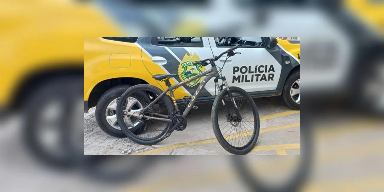 Homem é preso suspeito de furtar bicicleta de residência na Ronda, em PG