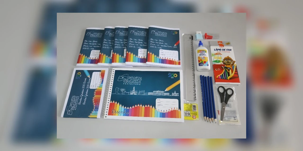 Mais de 31 mil crianças receberão material escolar grátis