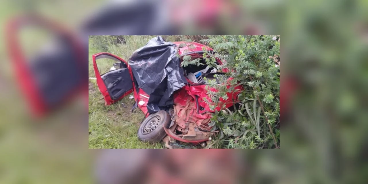 Colisão entre automóvel e caminhão faz uma vitima fatal em Castro