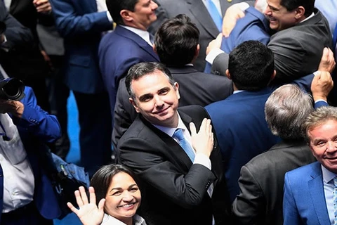 Rodrigo Pacheco é reeleito presidente do Senado
