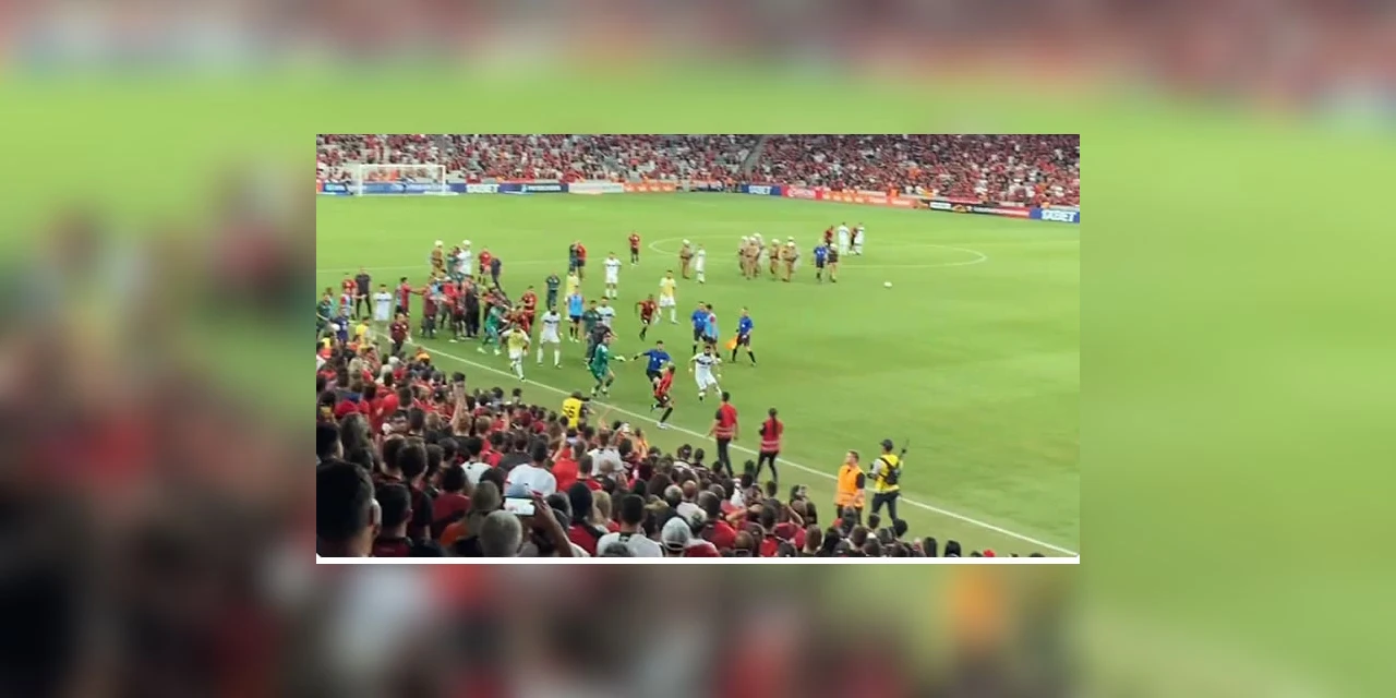 Atletiba termina empatado e com briga generalizada