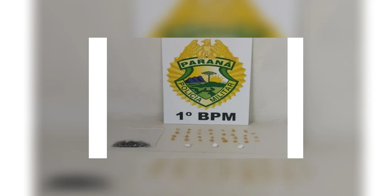 Individuo é preso suspeito de tráfico de drogas em bairro de PG