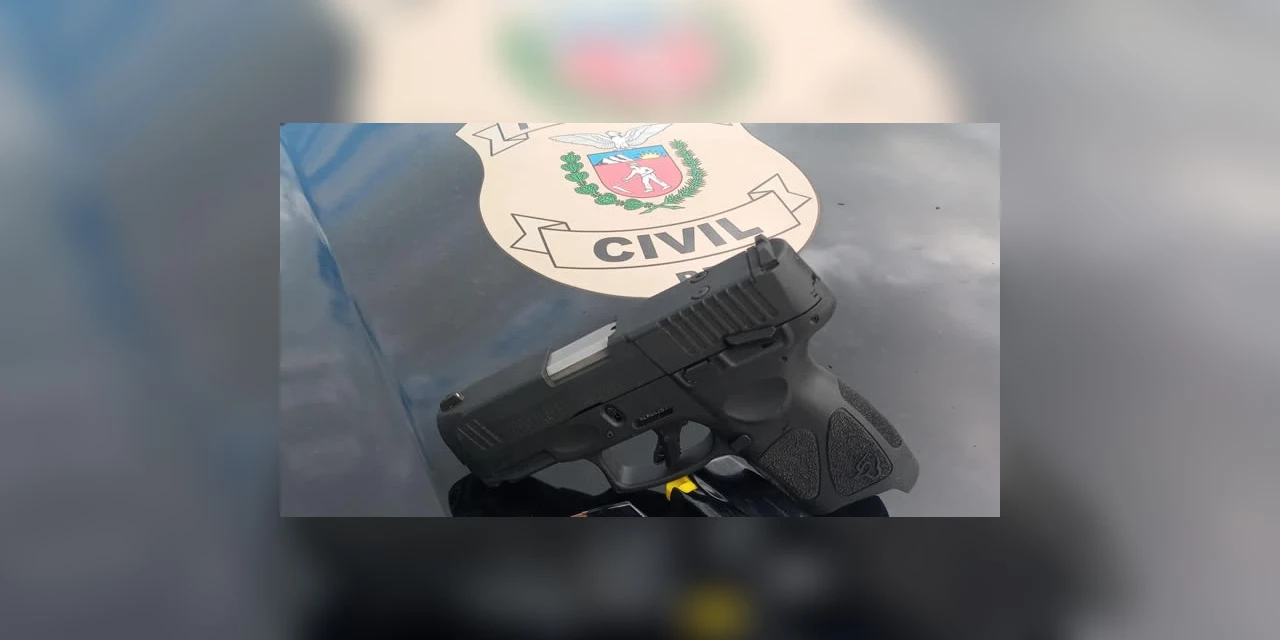 Polícia apreende arma de suspeito de ameaçar a própria mãe em Castro