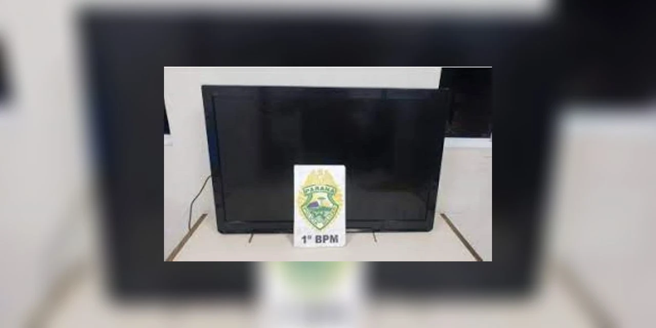 PG: Mulher reconhece TV roubada à venda na internet e recupera aparelho