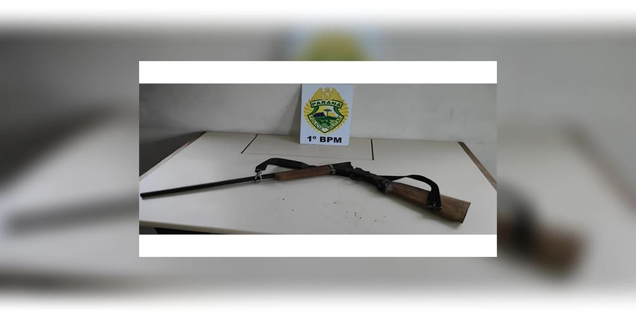 PM localiza arma de fogo após marido ameaçar esposa em PG