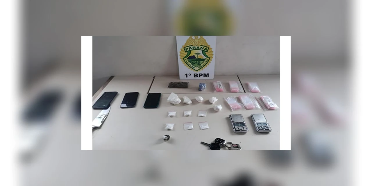 PG: Dupla é presa suspeita de tráfico de drogas