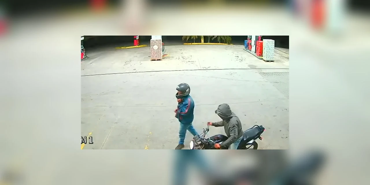 Video mostra assalto a estabelecimento comercial em Castro; suspeito foi preso