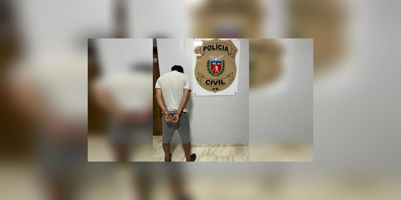 Homem é preso suspeito de matar, roubar R$ 6 mil e veiculo da vitima, em Ivaí