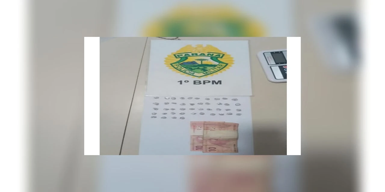 Dupla é presa suspeita de tráfico de drogas, em Castro