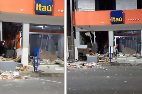 Assaltantes explodem agências bancárias em Imbituva