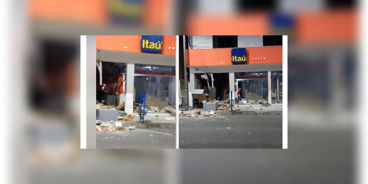 Assaltantes explodem agências bancárias em Imbituva